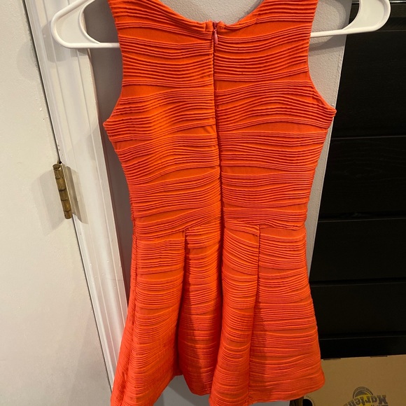 Elisa B size 10 coral flowy dress - Picture 3 of 8